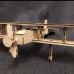 Laser Cut Cardboard Bi-Plane