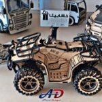 Laser Cut Wooden ATV Quad Bike Toy Free Vector