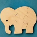 Elephant Jigsaw Puzzle CNC Laser Cut Plans DWG File
