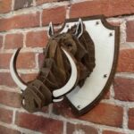 Wooden Warthog Head Wall Trophy Laser Cutting Template Free Vector