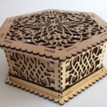 Laser Cut Wooden Jewelry Box Free Vector