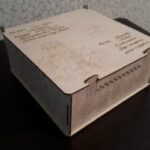 Laser Cut Plywood Gift Box With Lid Free Vector