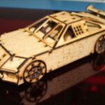 Laser Cut Wooden Nascar 3D Puzzle 3mm PDF File