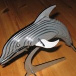 Laser Cut Dolphin 3D Puzzle DXF File