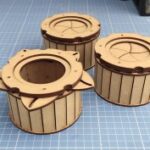 Laser Cut Iris Box DXF File
