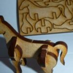 Tiny Lasercut Horse DXF File