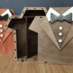 Laser Cut Wooden T Shirt Shape Box Free Vector