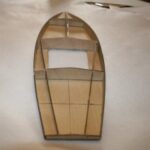 Laser Cut Wooden Sailboat Free Vector