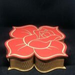 Laser Cut Wooden Rose Gift Box 3mm Free Vector