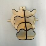 Laser Cut Hippo Head Wall Decor Animal Head Trophy DXF File