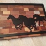 Laser Cut Horse Wall Decor Key Hanger Free Vector