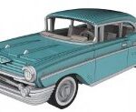 Chevrolet Bel Air 1957 – 3 Mm dxf File