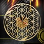 Laser Cut Sacred Geometry Wall Clock The Flower Of Life Clock
