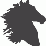 Horse Silhouette 2 DXF File