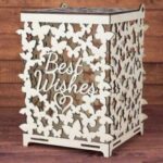 Wedding box for money Butterflies Free Vector