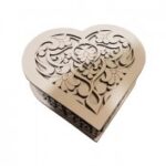 Laser Cut Heart Shaped Gift Box Free Vector