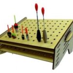 Laser Cut Fishing Float Storage Stand 25×35 DXF File