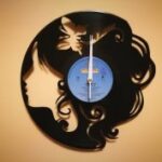 Orologio Vinile Donna dxf file