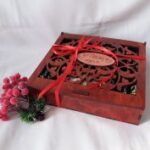 Laser Cut New Year Gift Box 6 Patterns Free Vector