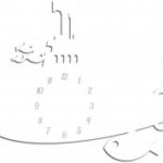 Laser Cut Submarine Wall Clock Template Free Vector