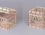 Laser Cut Decorative Box with Lid Free Vector