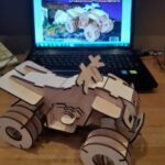 Laser Cut Quad Bike 3mm Free Vector