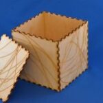 Laser Cut Wood Box Template Free Vector