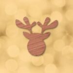 Laser Cut Unfinished Blank Reindeer Head Wood Cutout Free Vector