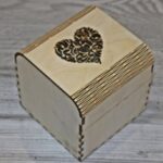 Laser Cut Gift Box With Folding Lid Free Vector
