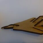 Lasercut Mini F14 Tomcat Fighter Aircraft DXF File