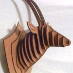 Antelope 3D Puzzle Free Vector
