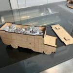 Laser Cut School Bus Box Mini School Bus Driver Gift Box Free Vector