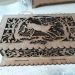 Laser Cut Deer Jewelry Box DXF File
