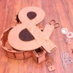 Laser Cut Ampersand Sign Jewelry Box 3mm Free Vector