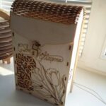 Laser Cut Decorative Wine Box 3mm Plywood Free Vector