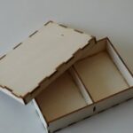 Laser Cut Sorting Box Storage Box With Lid 3mm DXF File