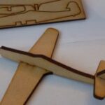 Lasercut FW190D Focke-Wulf Fighter Aircraft DXF File