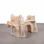 Laser Cut Wooden Rocking Dog DXF File