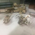Laser Cut Military Helicopter 3D Model Kit Free Vector