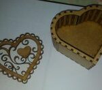 Valentine Day Heart Shaped Box Laser Cut CNC Plans Free Vector