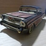 Laser Cut Chevrolet Bel Air 1957 3D Puzzle Free Vector