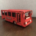 Laser Cut Bus 4mm Free Vector