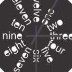 Clock Laser Cut DXF File
