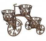 Laser Cut Wooden Tricycle Decrative Flower Box 6mm DXF File