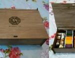Laser Cut Wooden Tea Box Free Vector