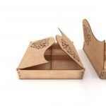 Laser Cut Love Box Wooden Gift Box Free Vector