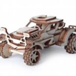 Laser Cut Scorpio Wooden Toy Car Model Free Vector