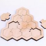 Laser Cut Pomegranate Puzzle Game Free Vector
