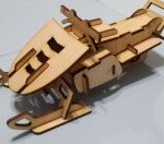 Laser Cut Plywood Snowmobile DXF File