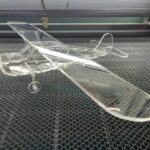 Laser Cut Light Aircraft Acrylic 3D Puzzle DXF File